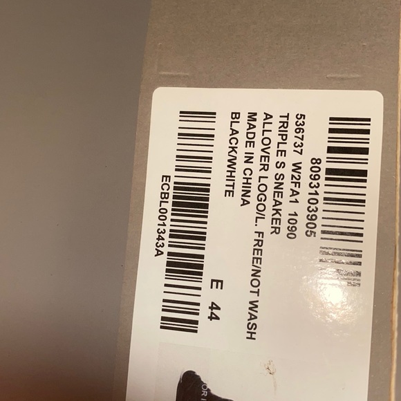 Black Balenciaga Triple S - Picture 10 of 10